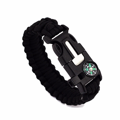 Pulsera Manilla Brazalete Paracord Brújula Pito Navaja Peder