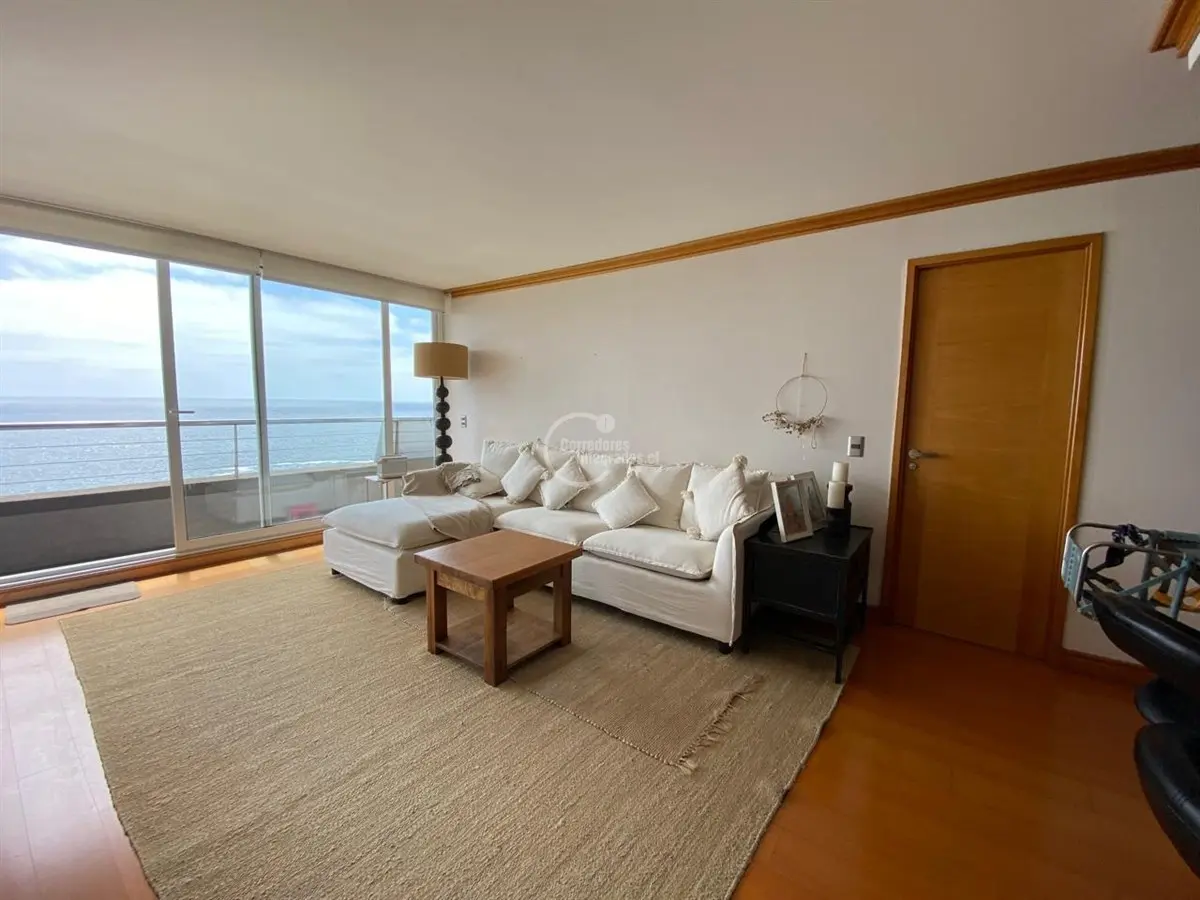 Imagen 3 de 30 de Venta Departamento En Concón, Espectacular Vista Al Mar
