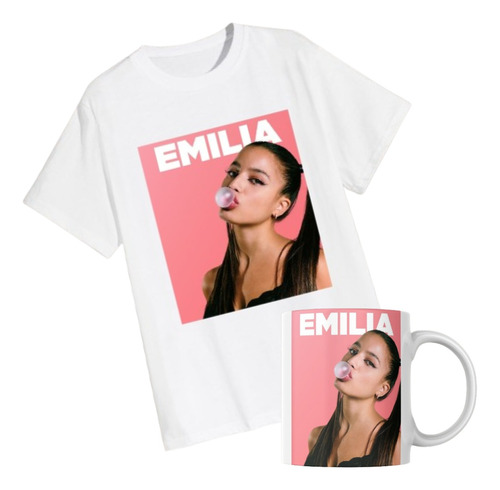 Combo De  Remera Y Taza De Emilia Mernes .- 2