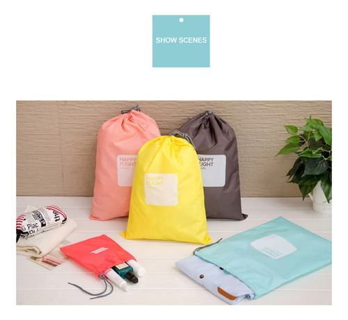 Juego De Bolsas De Almacenamiento De Viaje: Bolsa De Nailon