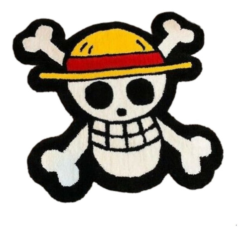 Alfombra Logo Luffy Personalizada Tufting- Barbarugs