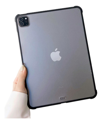 Capa Fosca Com Borda Macia E Suave Para A Pele Para iPad Cor Preto