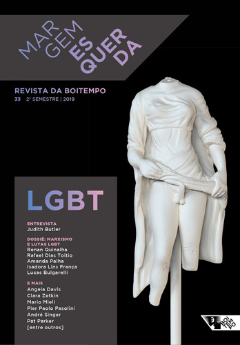 Margem Esquerda n° 33: Dossiê - Marxismo e lutas LGBT, de Aguiar, Flávio. Editora Jinkings editores associados LTDA-EPP, capa mole em português, 2019