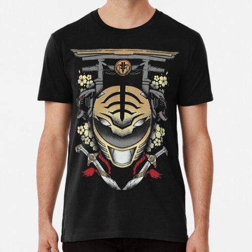 Remera Power Ranger Blanco Algodon Premium