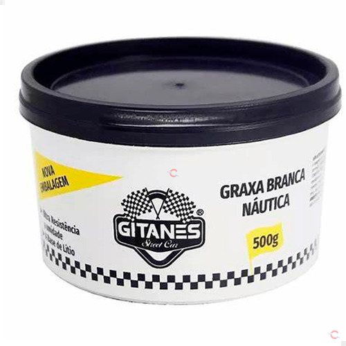 Graxa Branca Lítio Náutica Automotiva Moto Uso Geral Gitanes