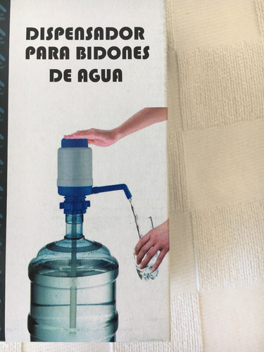 Dispenser De Agua Portatil Bomba Manual Para Bidones 5/6 Lts