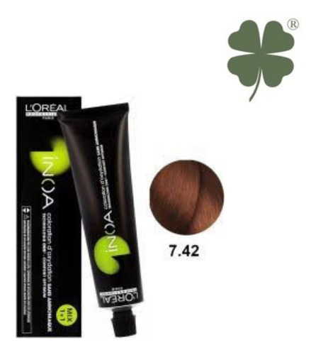 L'oreal Professionnel Tintura Inoa Sin Amoniaco Tono 7.42