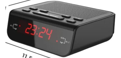 Rádio Digital De Cabeceira Despertador Visor Lcd