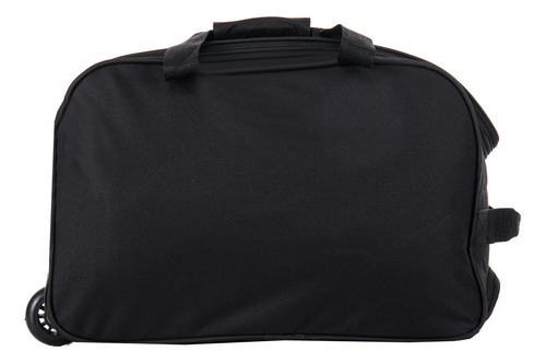 Bolsa Sacola Mala De Viagem De Tecido Com Rodinhas Grande Cor Preto