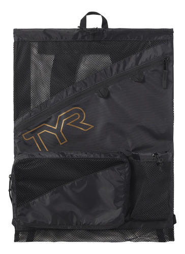 Tyr Elite Team Team Mesh Backpack / Negro - Dorado