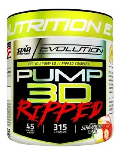 Pump 3d Ripped Star Nutrition. Monte Grande