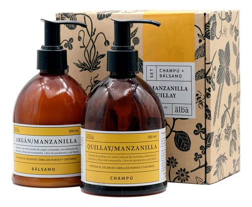 Pack Champú Y Bálsamo Manzanilla Quillay. Agronewen