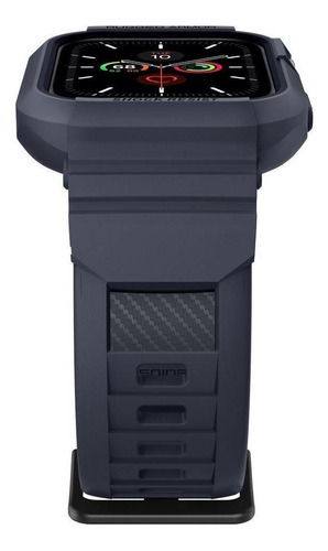 Imagem 5 de 9 de Case Spigen Apple Watch 4 5 6 Se 44mm Rugged Armor Pro Cinza
