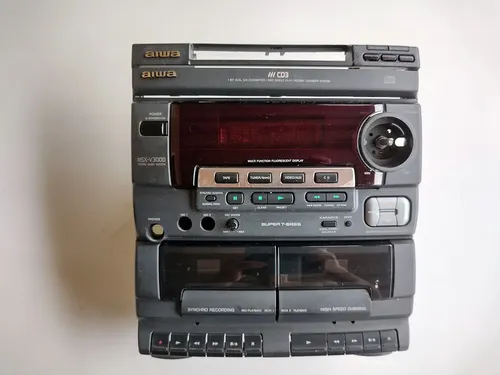 IMPIANTO HI FI Stereo Compatto Aiwa Nsx-S111 Cd 3 Non Funzionante EUR