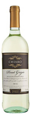 Caja De 12 Vino Blanco Chiaro Pinot Grigio 750 Ml