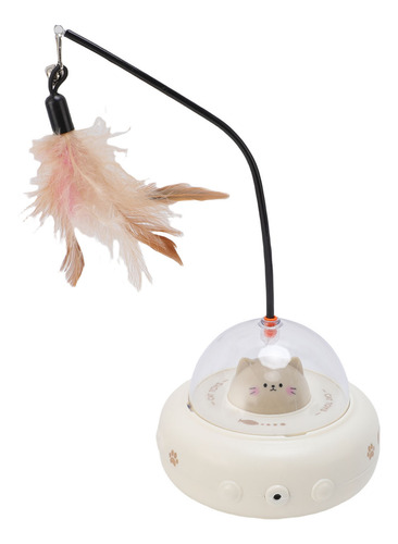 Varita Interactiva Automática Con Forma De Plumas Para Gatos
