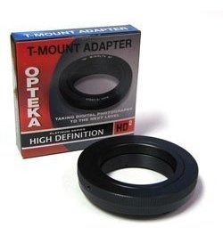 Adaptador Lente Opteka T-mount Para Canon Eo Monte Sin