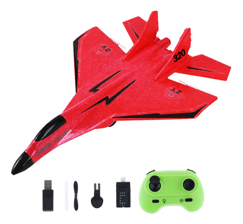 Rc Planes Portable Hobby Rc Glider Para Adultos Niños Rojo