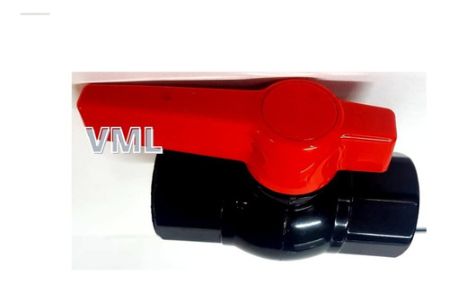 Valvula Esferica Agua Riego Plastica Pvc 3/4 Latyn Pack X5