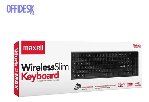 Teclado inalambrico maxell sale