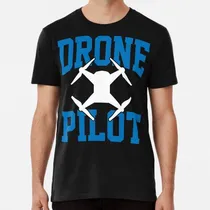 Comprar Remera Drones Cuadricóptero Aviador Piloto Piloto De Drones 