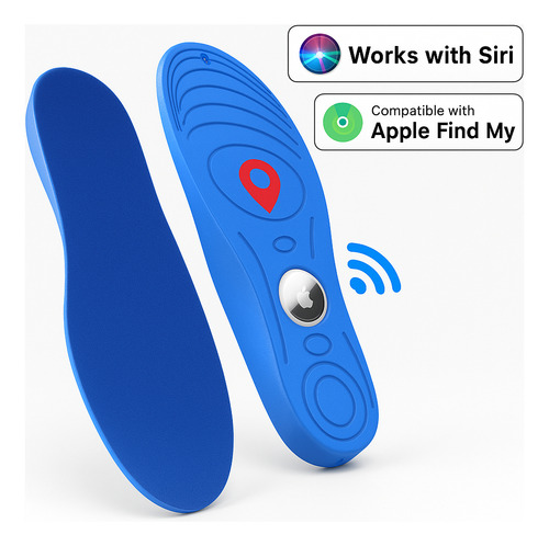 Plantilla Silicona Para Niños Gps Para Airtag Anti Robo 27-29 Azul