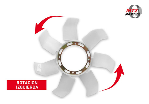 Aspas Ventilador Para Mazda B2500 2.5 1998 1999 2000 2001