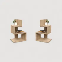 Comprar Veladores Minimalista- Color Vienés (set 2unid)