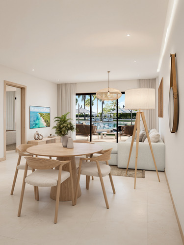 Venta De Apartamento Amoblados En 1era Línea De Playa Las Terrenas. Entrega 2027