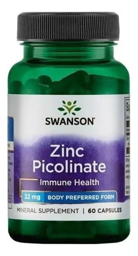 Zinc Picolinato 22 Mg 60 Capsul 