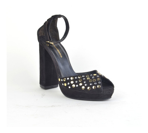 Imagen 2 de 6 de Sandalias Zapatos De Mujer De Gamuza - Laos - Ferraro