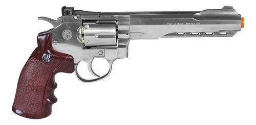 Pistolada Revólver Co2 4,5 + Munição + 10 Co2 + Capa + Óleo