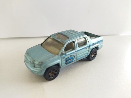 Matchbox Ridgeline 2007 Azul Quemacocos Batea Equipaje