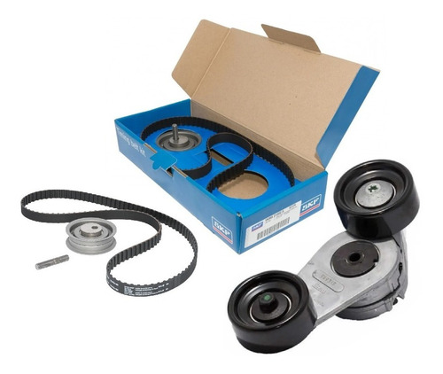 Kit Distribucion Skf Vw Gol 1.6 Motor Audi  + Tensor Poli V