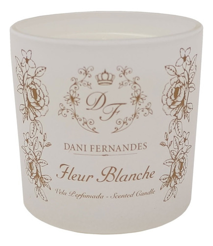 Vela Perfumada Aroma Fleur Blanche Dani Fernandes 170g