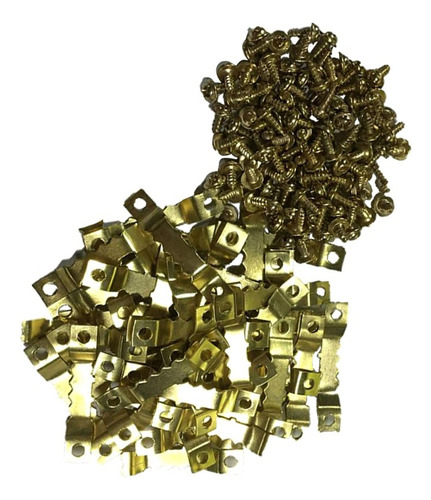 50pcs Colgador Imagen Diente De Colgar Perchas Doble Agujero