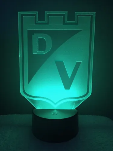 Lámpara Led Insignia Deportes Valdivia 7 Colores Led