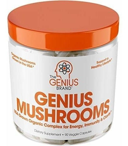 Genius Mushroom - Melena De León, 90 Píldoras Vegetales