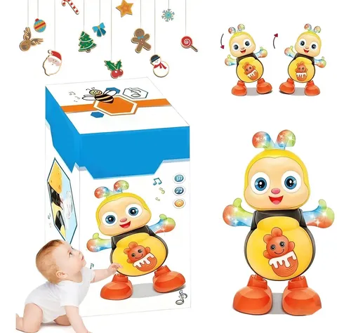 Abeja Eléctrica Musical Con Luces Y Baile – Juguete De ABS Para Niños Preescolares, Control Por Sensor Y Ritmo, Ideal Para Aprendizaje Y Diversión