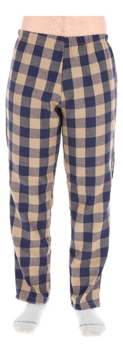 Pijama Hombre Pantalón Franela Cuadros Primavera/verano