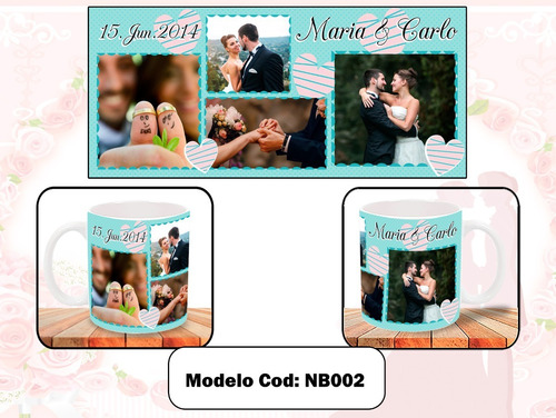 Taza Personalizada - Boda - Recuerdo - Nb002