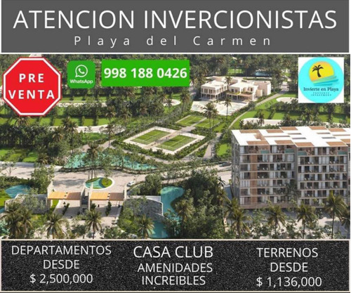 Preventa Departamentos Y Terrenos Residenciales Amenidades