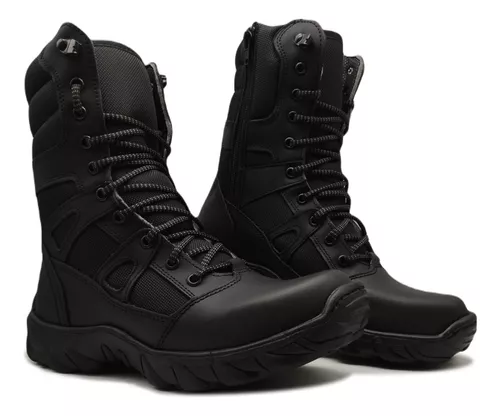 Bota Tactica Swat Piel Policia Seguridad Rescate Mujer 4151