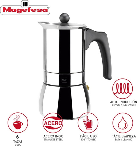 Imagen 2 de 2 de Cafetera / Greca De 10 Tazas Magefesa