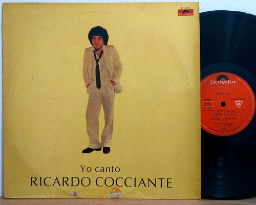 Ricardo Cocciante - Yo Canto - Lp Vinilo Año 1980 