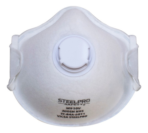 Respirador N95 M910v Steelpro (10 Und) | Pack X 3