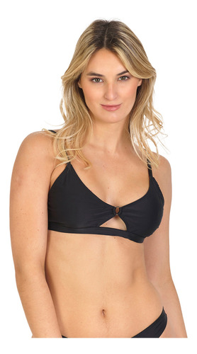 Corpiño Anna Bikinis Sofi Mujer Moda Negro