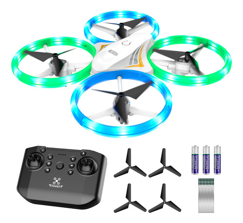 Mini Dron Multicolor Con Funciones Avanzadas Ligero Y Fácil