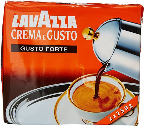 Café Lavazza Crema E Gusto Forte Italia Arabico Y Robusta 