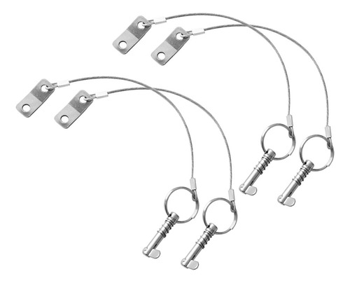 Pin De Liberación Rápida De 4 Piezas De Diámetro De 1/4